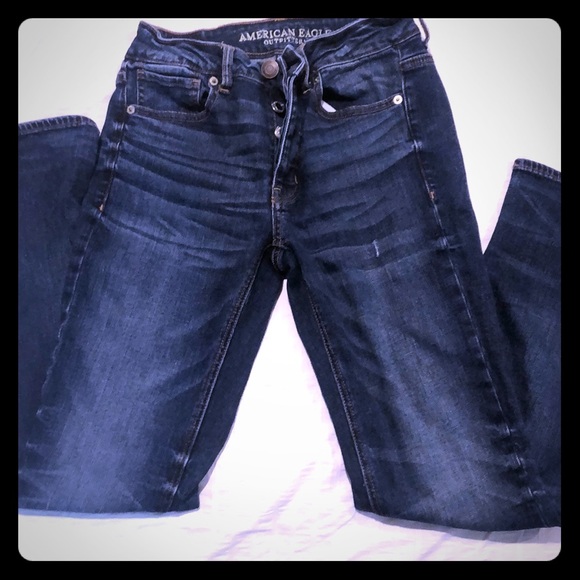 american eagle tomgirl stretch jeans - Picture 1 of 4